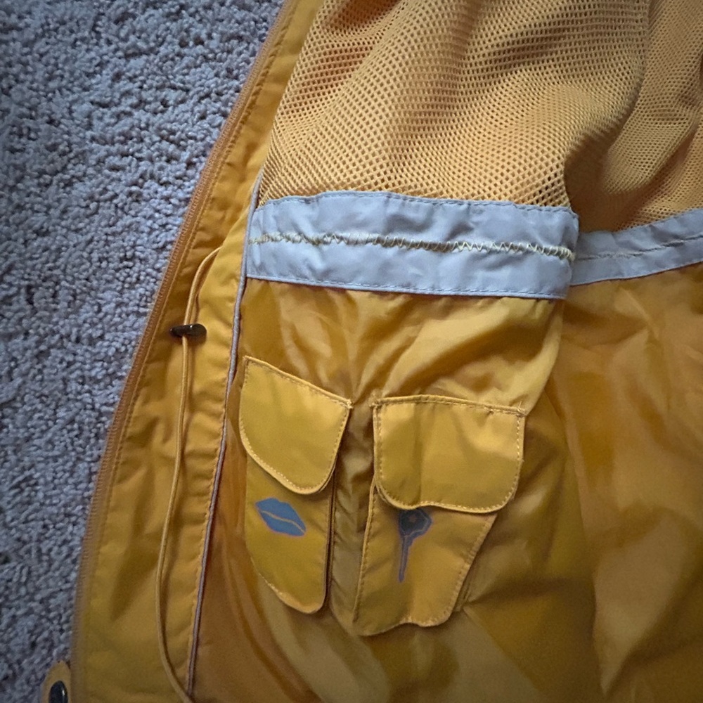 Natural Reflections Mustard Hooded Rain Jacket 1X NWT | Lightweight Utility - Picture 11 of 13